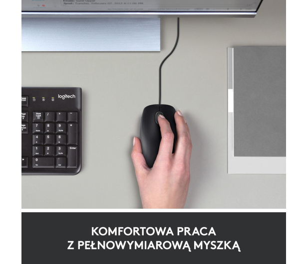 LOGITECH M100 BLACK 910-001604 - 659868 - zdjęcie 3